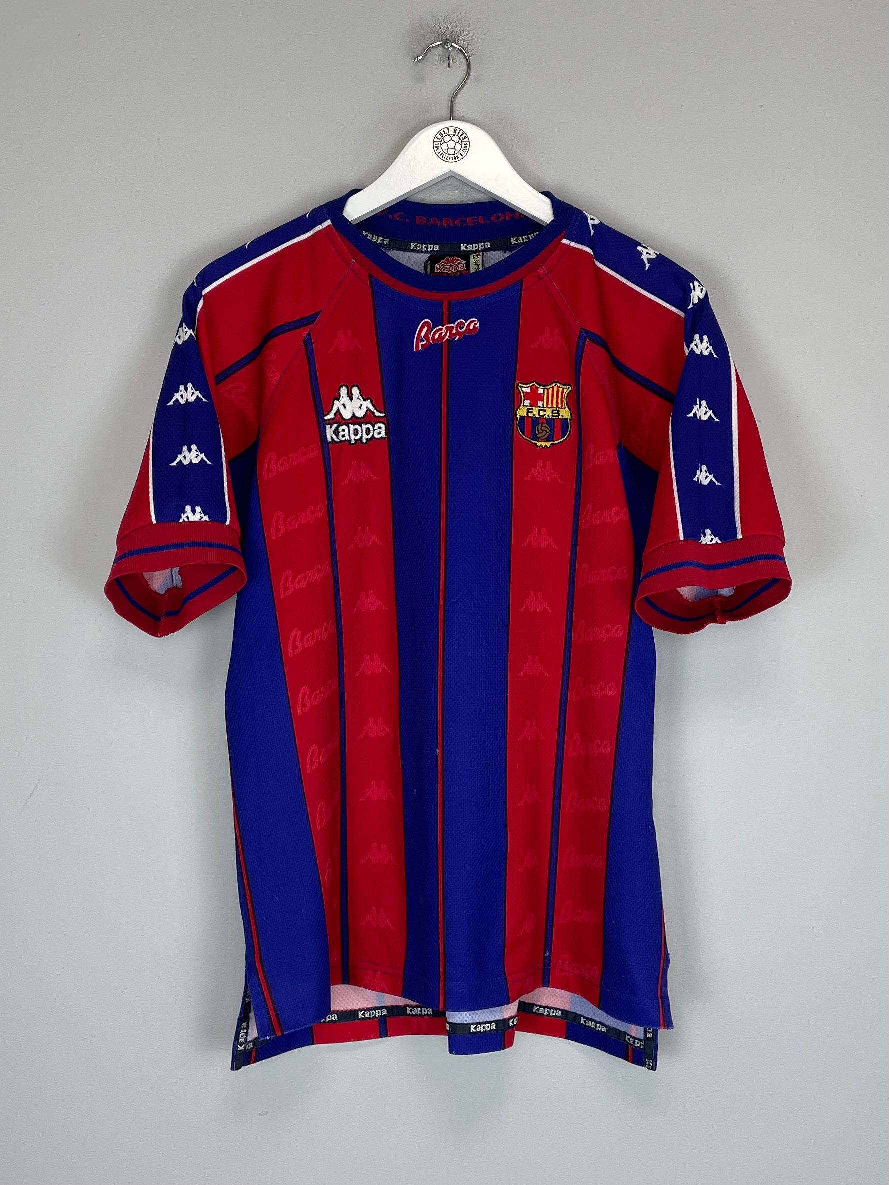 BARCELONA 1997/98 HOME SHIRT (L) KAPPA
