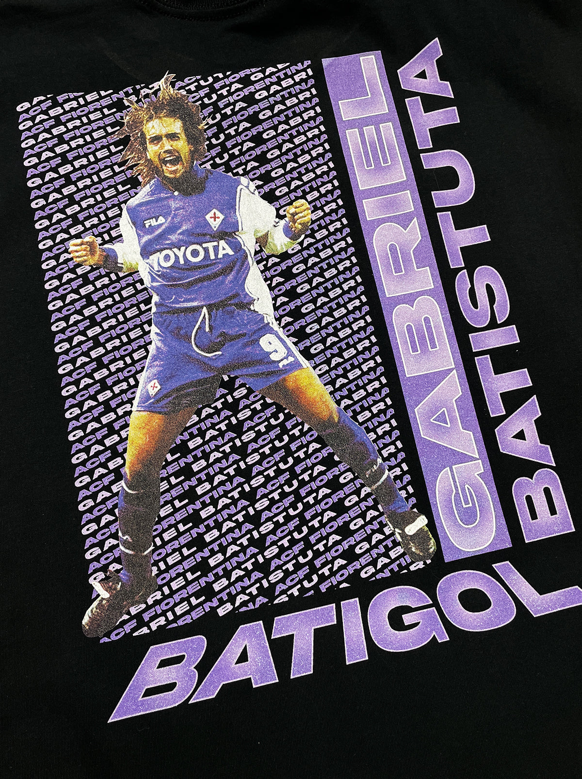 FIORENTINA BATIGOL BATISTUTA BOOTLEG TEE