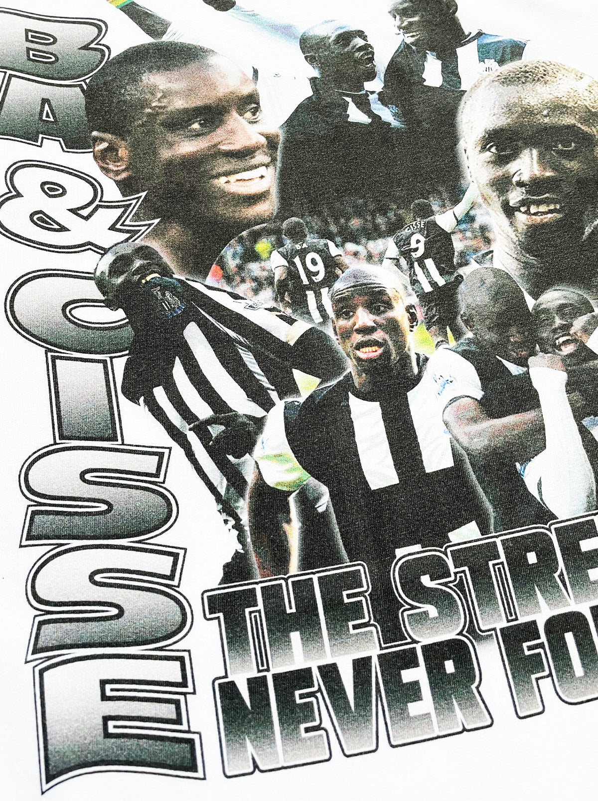 NEWCASTLE UNITED BA & CISSE BOOTLEG TEE