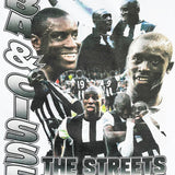NEWCASTLE UNITED BA & CISSE BOOTLEG TEE