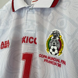 1998 Mexico Blanco #11 *Reissue* World Cup Edition Away (Multiple) ABA Sport