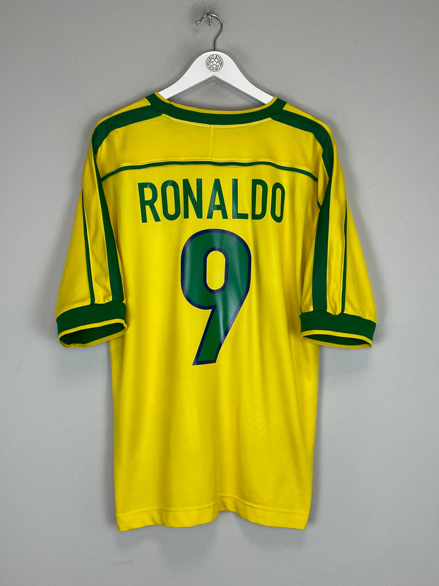 Cult Kits - 1998 Brazil Ronaldo Football Shirt - Vintage, Retro & Classic Kits