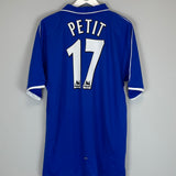 CHELSEA PETIT #17 2001/03 HOME SHIRT (XL) UMBRO