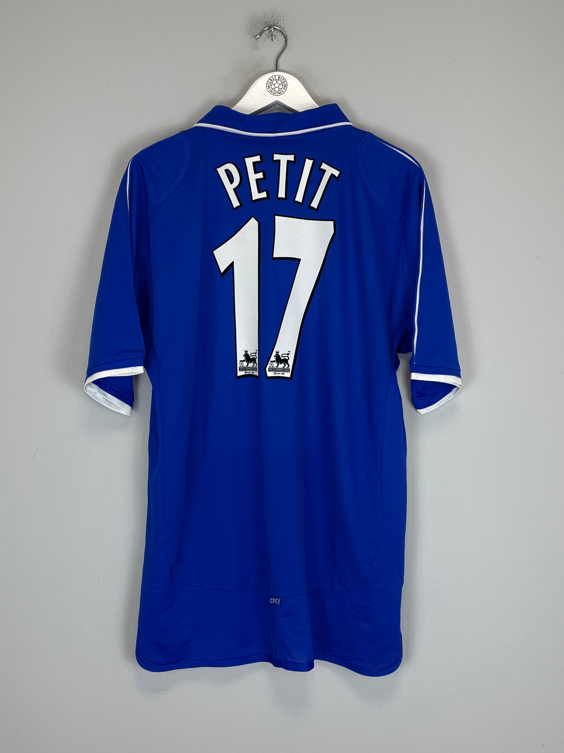 CHELSEA PETIT #17 2001/03 HOME SHIRT (XL) UMBRO