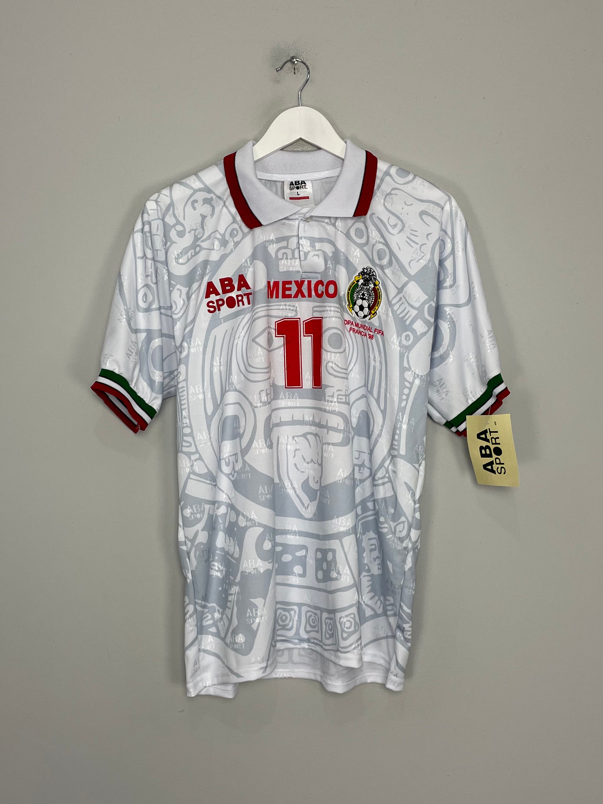 Cult Kits - Mexico 1998 reissue away shirt aba sport Blanco