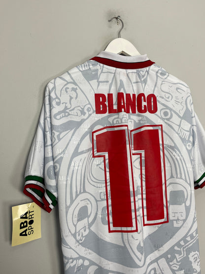 Cult Kits - Mexico 1998 reissue away shirt aba sport Blanco