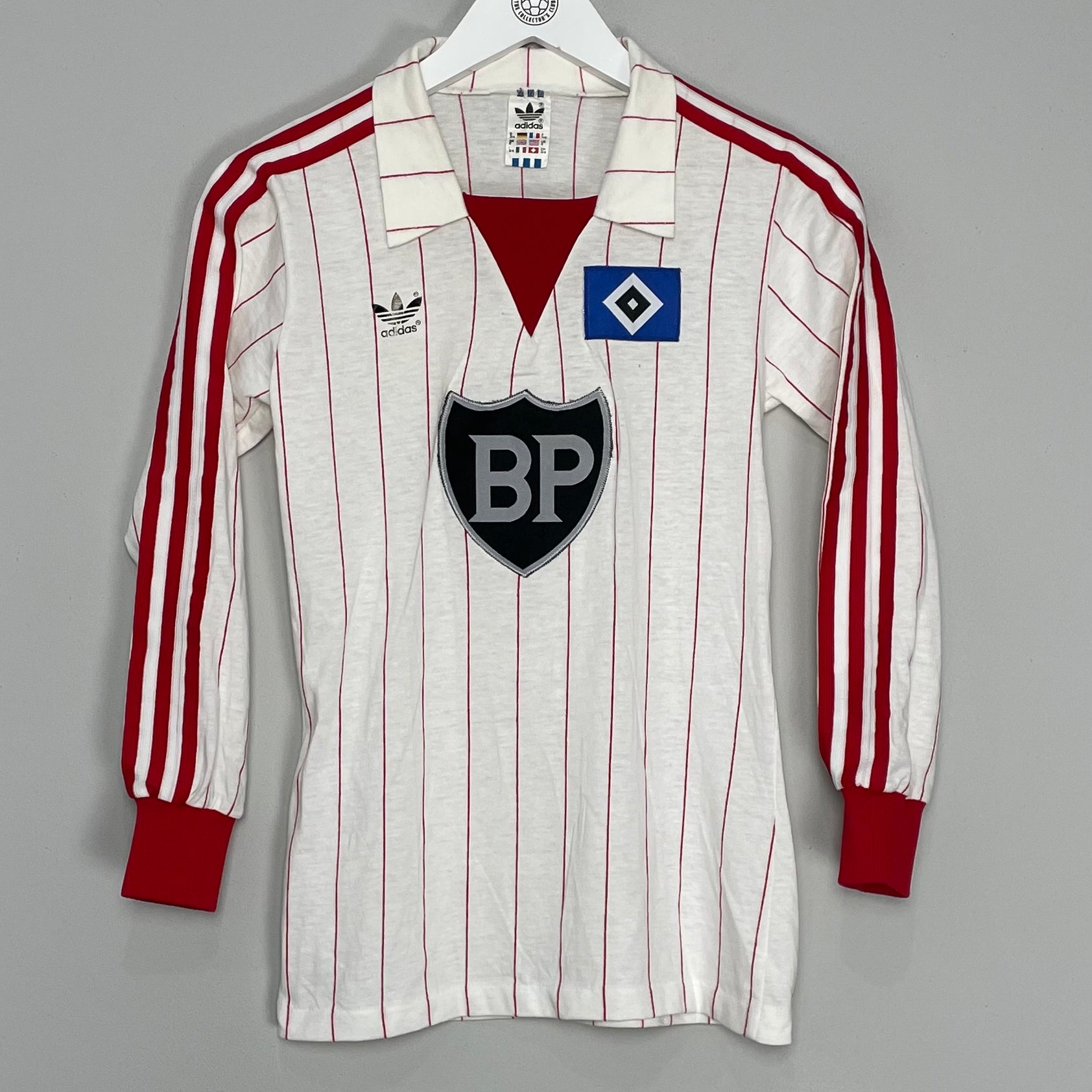 Shop 1981/83 HAMBURG L/S HOME SHIRT (S) ADIDAS, classic football shirts, vintage football shirts & retro soccer jerseys at Cult Kits