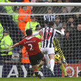 2010/11 WEST BROM DORRANS #17 *MATCH WORN vs MANCHESTER UNITED* HOME SHIRT (M) UMBRO