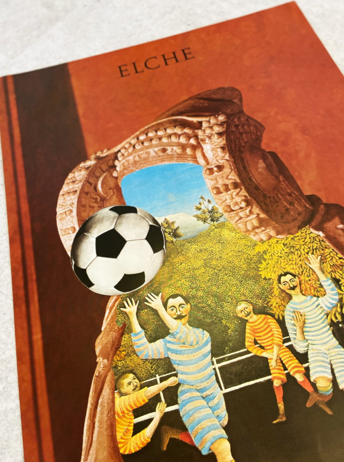 1982 ELCHE COPA DEL MUNDO DE FUTBOL ESPANA ORIGINAL PRINT