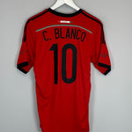 Shop 2014/15 MEXICO BLANCO #10 *TRIBUTE* AWAY SHIRT (S) ADIDAS, classic football shirts, vintage football shirts & retro soccer jerseys at Cult Kits