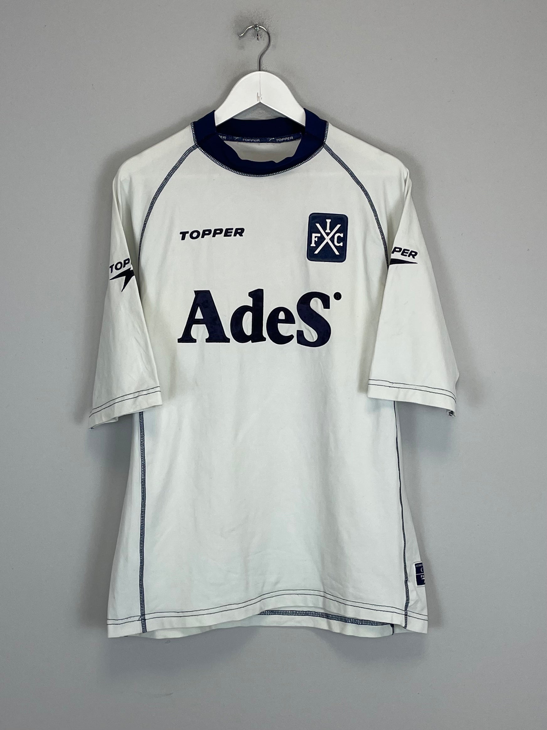Shop 2000/01 INDEPENDIENTE #18 (FORLAN) AWAY SHIRT (XL) TOPPER, classic football shirts, vintage football shirts & retro soccer jerseys at Cult Kits