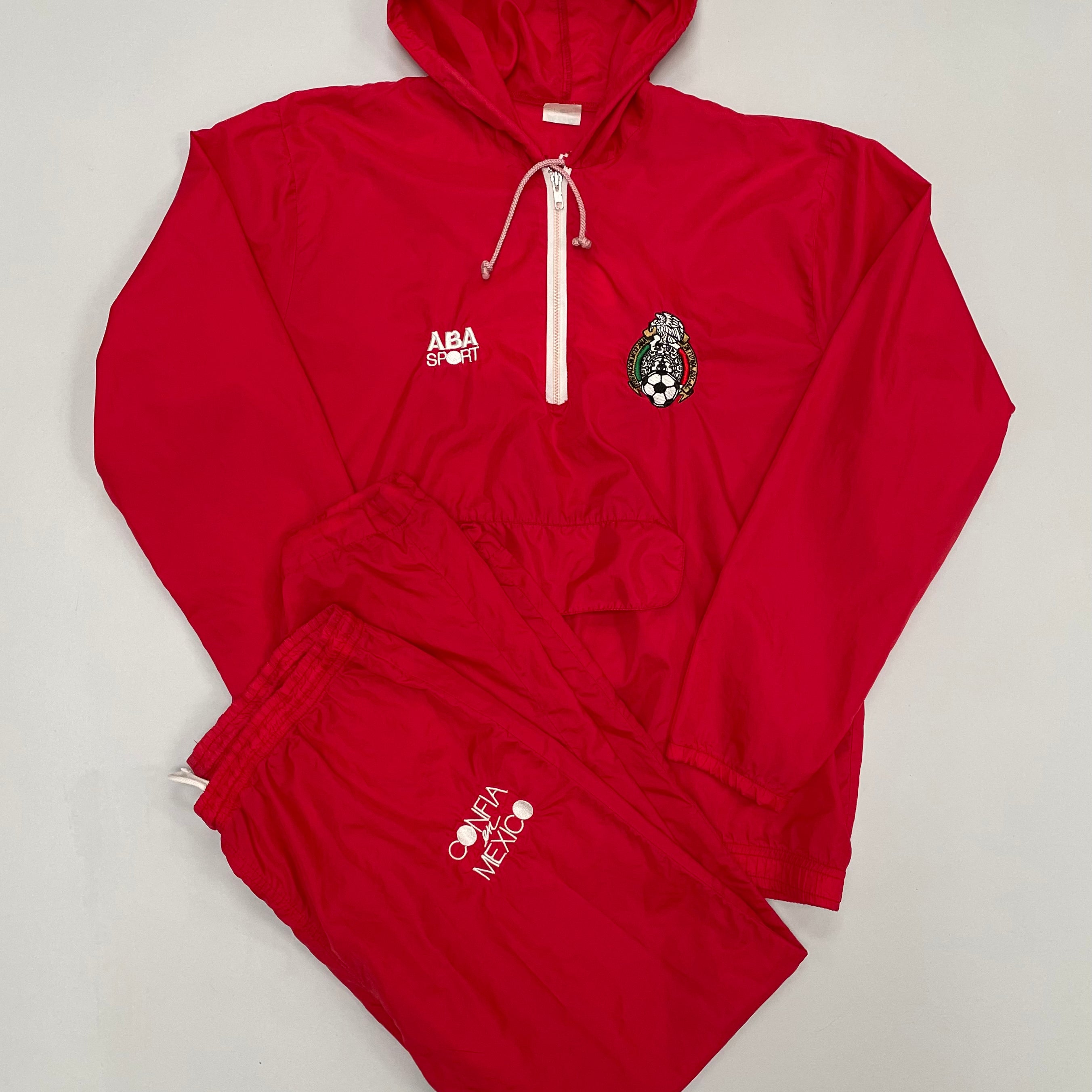 Shop 1997/98 MEXICO FULL TRACKSUIT (M) ABA SPORT, classic football shirts, vintage football shirts & retro soccer jerseys at Cult Kits
