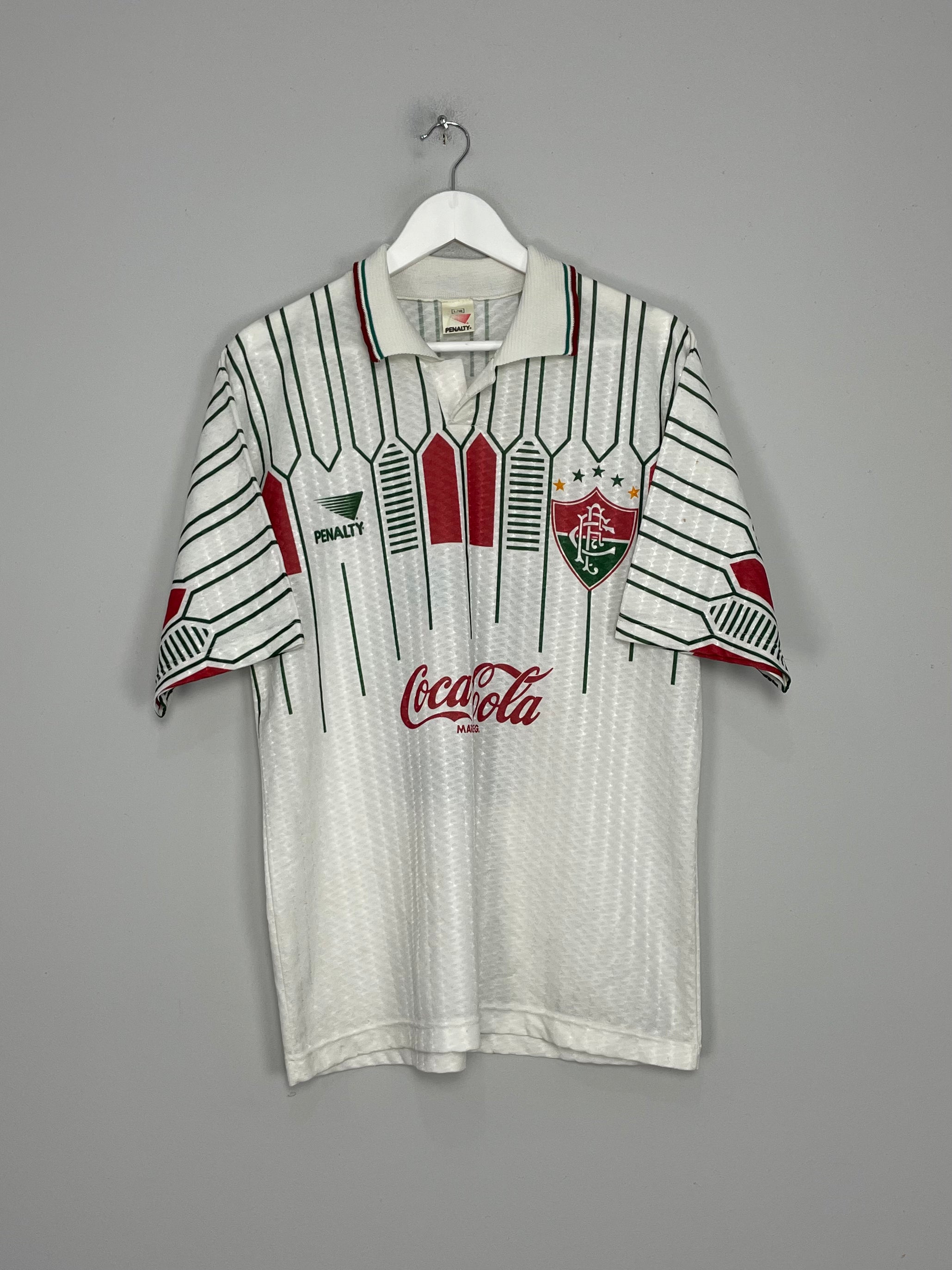 Shop 1992 FLUMINENSE #10 AWAY SHIRT (L) PENALTY, classic football shirts, vintage football shirts & retro soccer jerseys at Cult Kits
