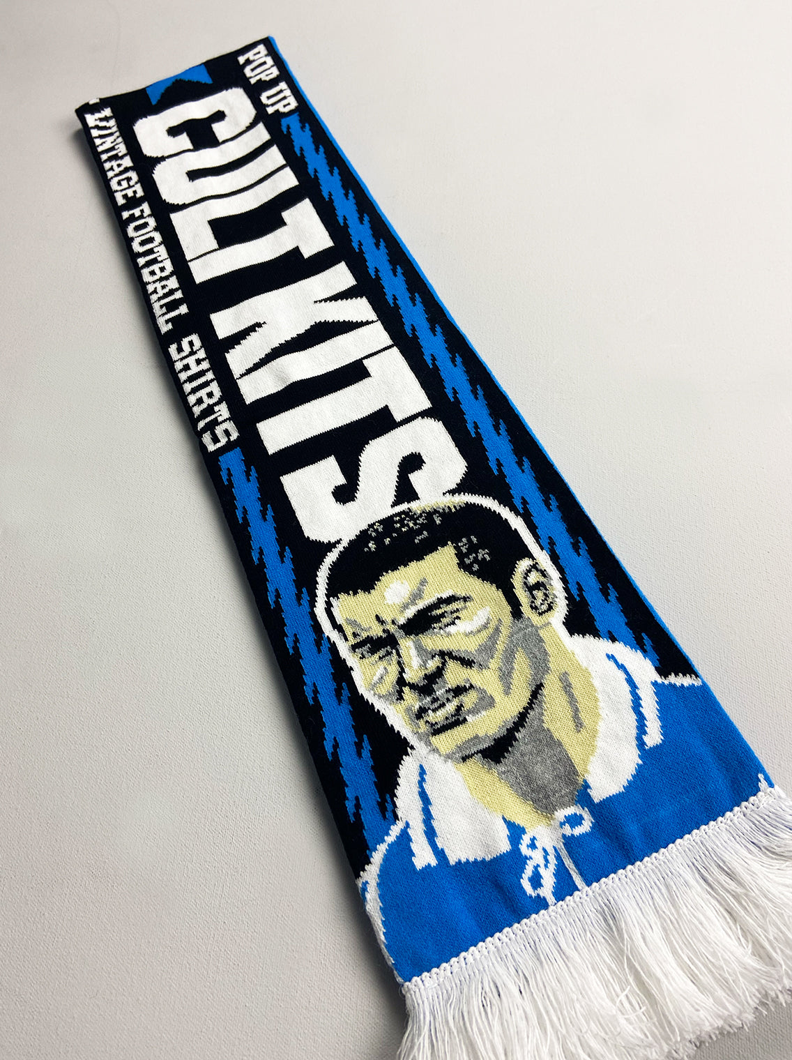 Shop DOUBLE ZINDAMAGE CULT KITS HONG KONG POP-UP SCARF, classic football shirts, vintage football shirts & retro soccer jerseys at Cult Kits