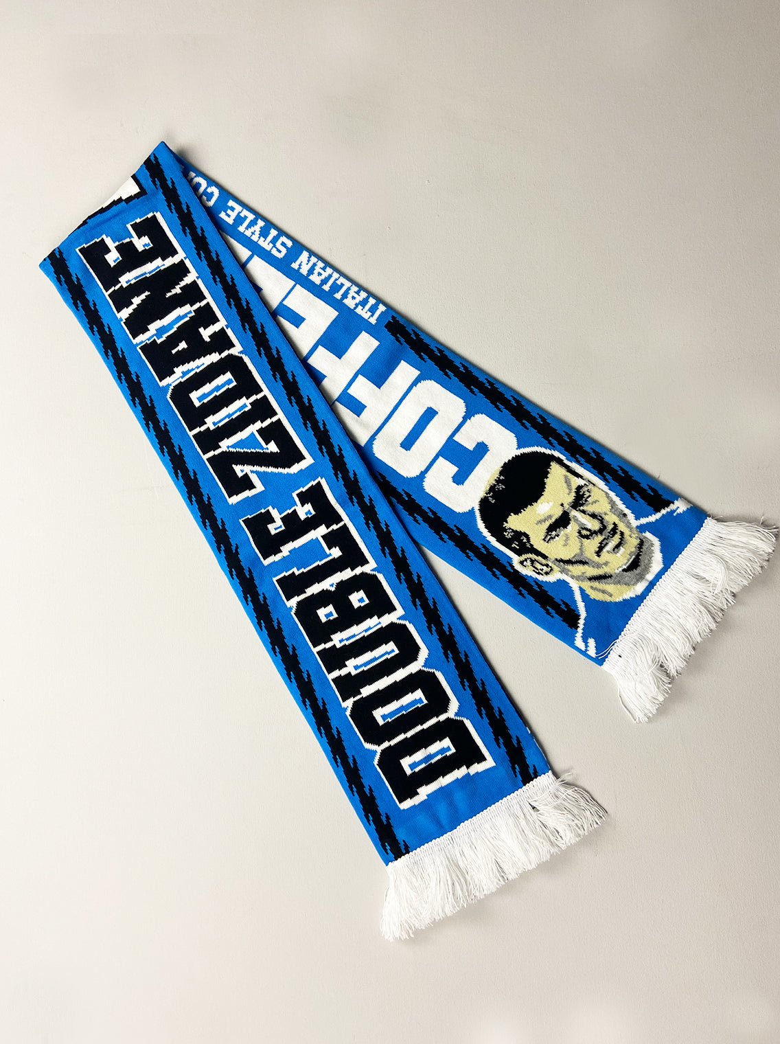 Shop DOUBLE ZINDAMAGE CULT KITS HONG KONG POP-UP SCARF, classic football shirts, vintage football shirts & retro soccer jerseys at Cult Kits