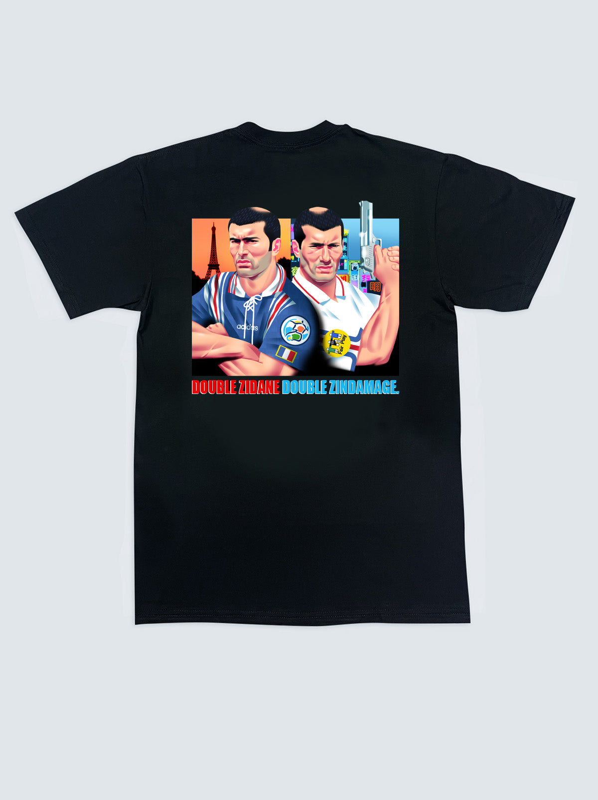 Shop DOUBLE ZINDAMAGE HONG KONG POP-UP GRAPHIC TEE, classic football shirts, vintage football shirts & retro soccer jerseys at Cult Kits
