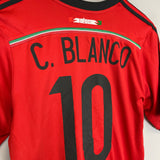 Shop 2014/15 MEXICO BLANCO #10 *TRIBUTE* AWAY SHIRT (S) ADIDAS, classic football shirts, vintage football shirts & retro soccer jerseys at Cult Kits