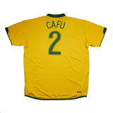2006/08 Brazil Cafu #2 Home Shirt (XXL) Nike