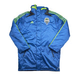 2012 Seattle Sounders FC Bench Coat (M) Adidas