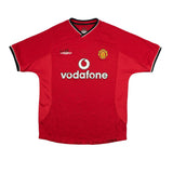 2000/02 Manchester United Home Shirt (M) Umbro