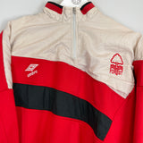 1991/93 NOTTINGHAM FOREST 1/4 ZIP TRAINING TOP (M) UMBRO