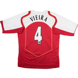 2004/05 Arsenal Vieira #4 Home Shirt (XL) Nike