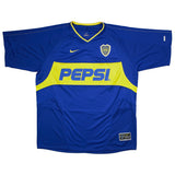 2002/03 Boca Juniors Barros Schelotto #7 Home Shirt (L) Nike