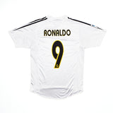2004/05 Real Madrid Ronaldo #9 Home Shirt (S) Adidas