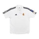 2002/03 Real Madrid Zidane #5 C/L Centenary Home Shirt (M) Adidas