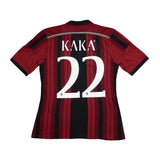 2014/15 AC Milan Kaka #22 Home Shirt (S) Adidas
