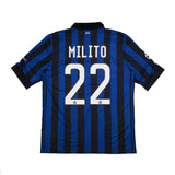 2011/12 Inter Milan Milito #22 C/L Home Shirt (L) Nike