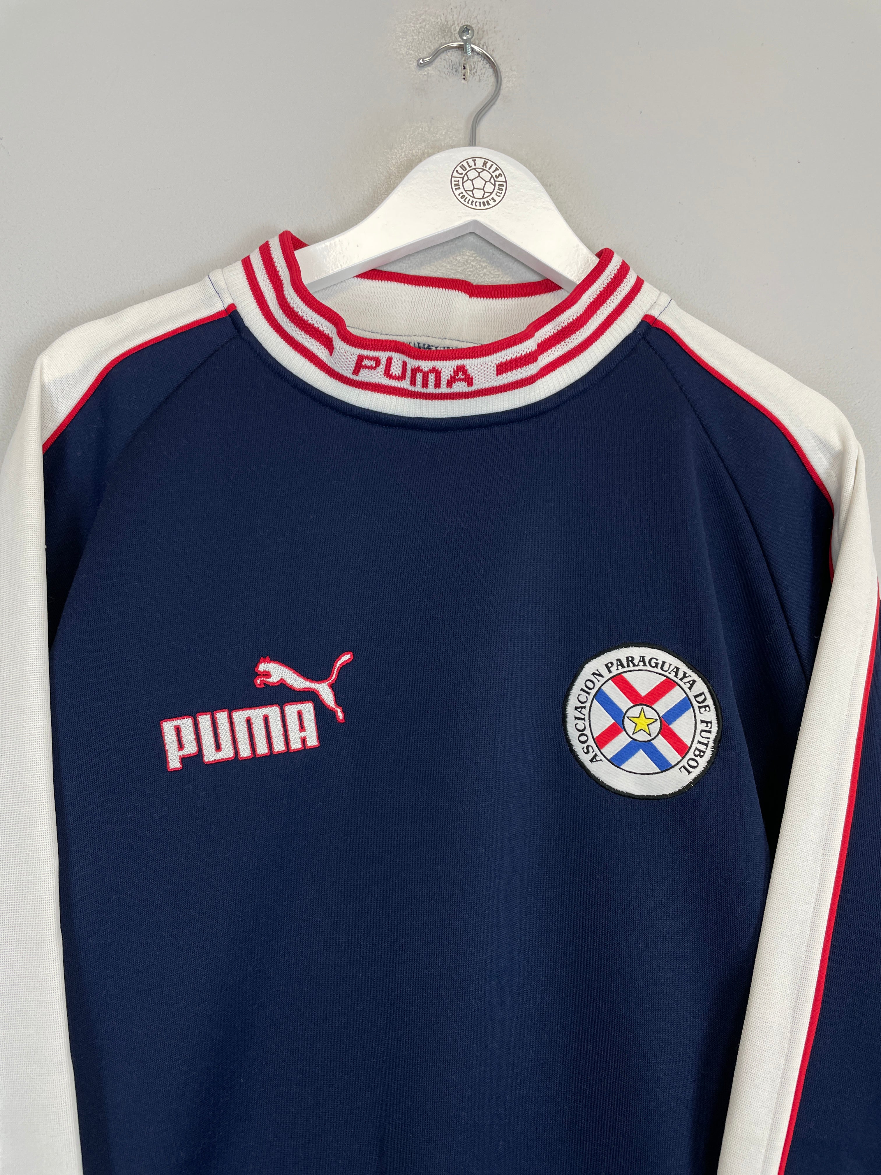 Shop 1999/00 PARAGUAY JUMPER (M) PUMA, classic football shirts, vintage football shirts & retro soccer jerseys at Cult Kits