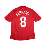 2008/10 Liverpool Gerrard #8 Home Shirt (L) Adidas