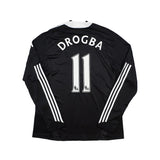 2008/09 Chelsea Drogba #11 L/S *Player Issue* Away Shirt (L) Adidas