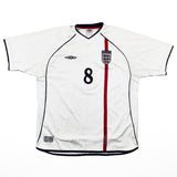 2001/03 England Scholes #8 Home Shirt (XXL) Umbro