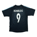 2003/04 Real Madrid Ronaldo #9 Away Shirt (M) Adidas
