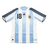 2007/09 Argentina Messi #18 Home Shirt (L) Adidas