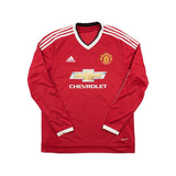2015/16 Manchester United Rooney #10 L/S Home Shirt (L) Adidas