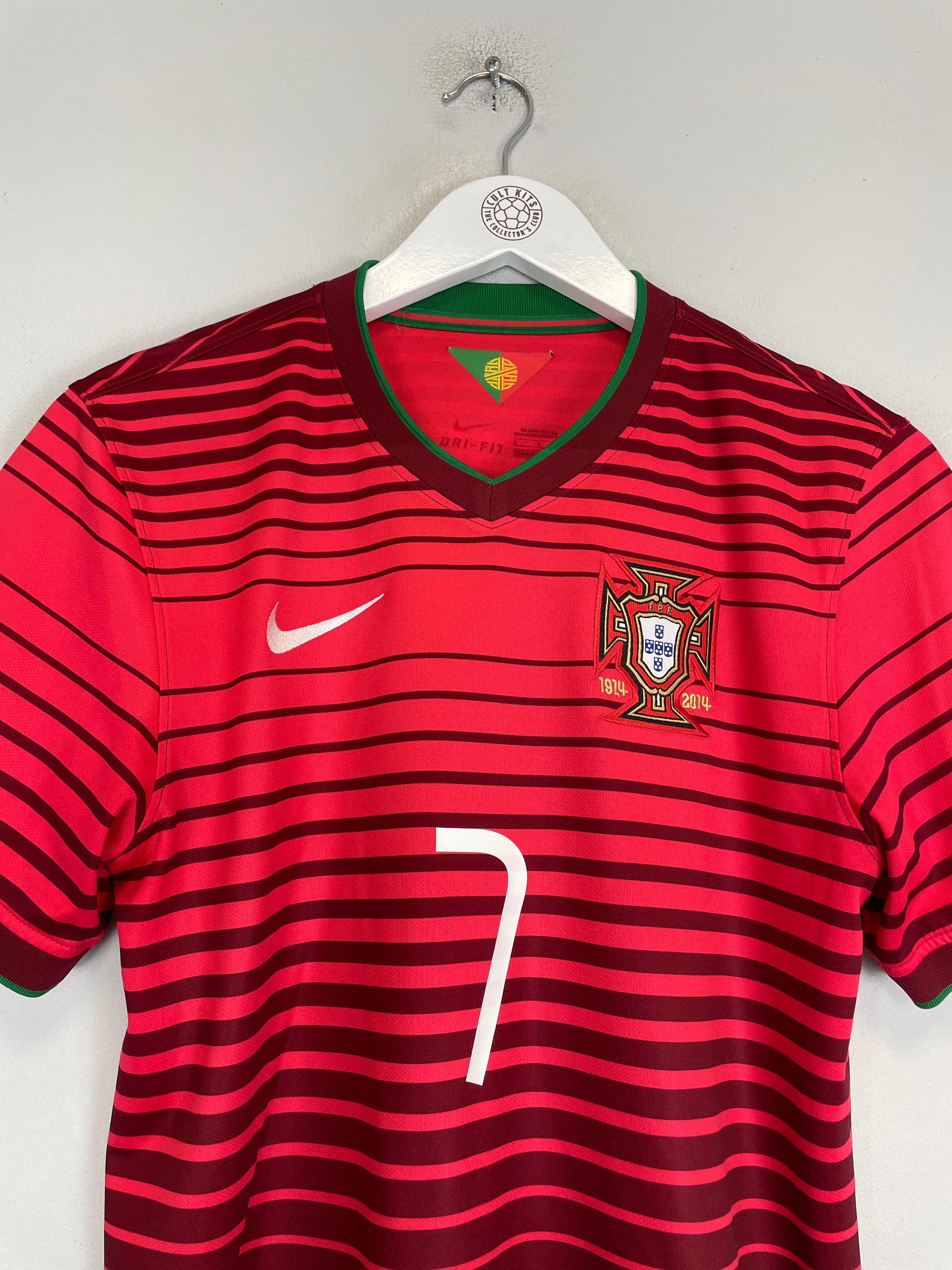 Shop 2014/15 PORTUGAL RONALDO #7 HOME SHIRT (S) NIKE, classic football shirts, vintage football shirts & retro soccer jerseys at Cult Kits