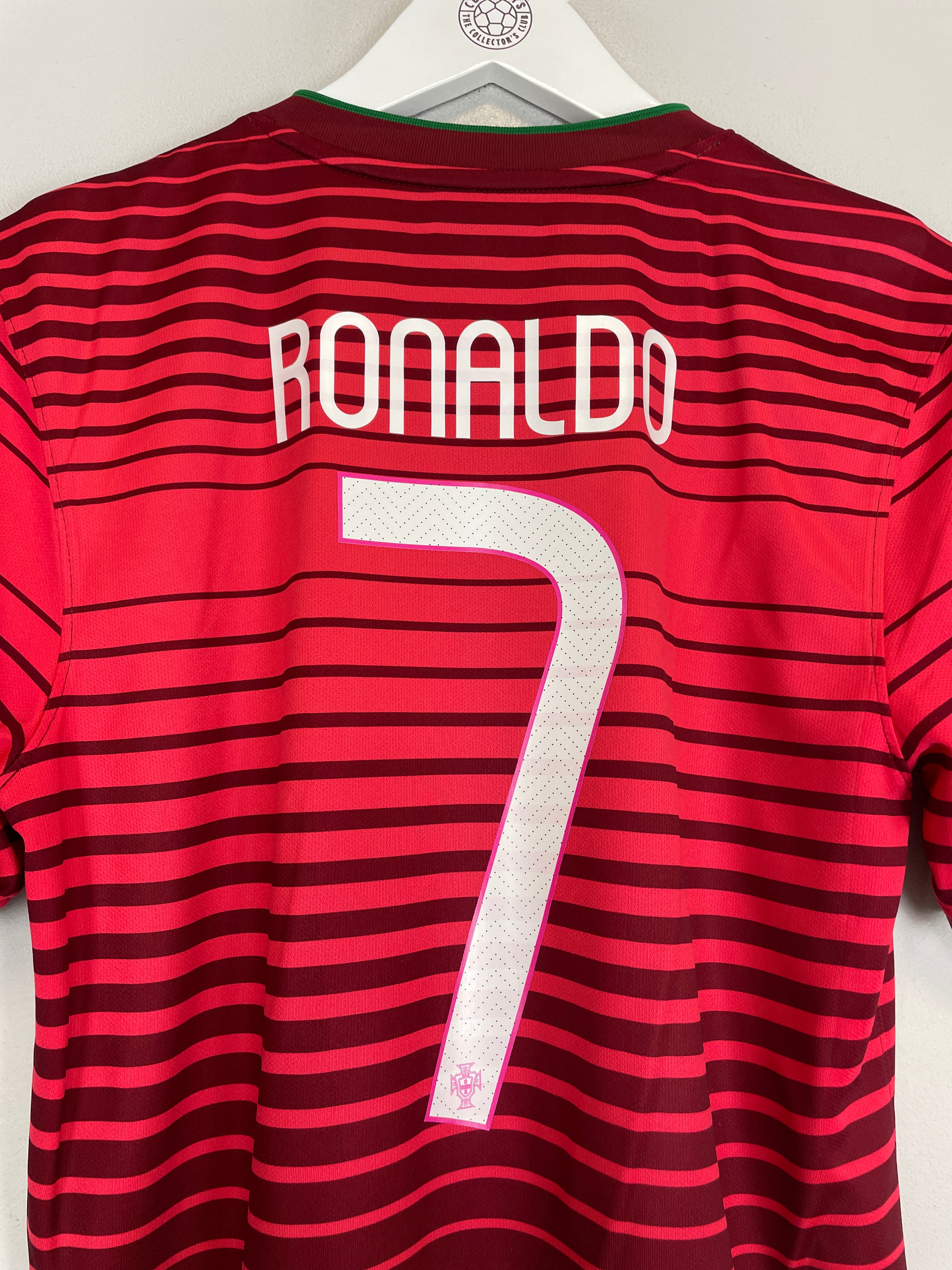 Shop 2014/15 PORTUGAL RONALDO #7 HOME SHIRT (S) NIKE, classic football shirts, vintage football shirts & retro soccer jerseys at Cult Kits