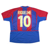 2002/03 Barcelona Riquelme #10 Home Shirt (XL) Nike