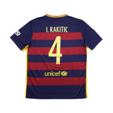 2015/16 Barcelona Rakitic #4 Home Shirt (L) Nike
