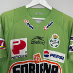 Shop 2009/10 SANTOS LAGUNA AWAY SHIRT (S) ATLETICA, classic football shirts, vintage football shirts & retro soccer jerseys at Cult Kits