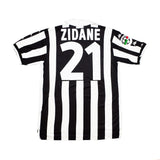 1998/99 Juventus Zidane #21 Home Shirt (M) Kappa