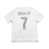 2015/16 Real Madrid Ronaldo #7 Home Shirt (M) Adidas