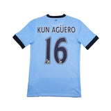 2014/15 Manchester City Aguero #16 Home Shirt (S) Nike