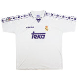 1996/97 Real Madrid Suker #9 Home Shirt (XL) Kelme