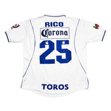 1999/00 Atletico Celaya Rico #25 Home Shirt (XL) Garcis