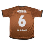 2010/11 St Pauli Oczipka #6 *Match Issued* Home Shirt (XL) Do You Football