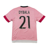 2015/16 Juventus Dybala #21 Away Shirt (XL Boys) Adidas